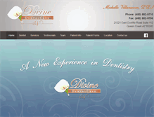 Tablet Screenshot of divinedentalcare.com